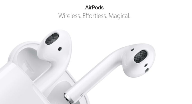 Apple Airpods finally available online today, in stores starting next week