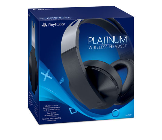 platinum wireless headsets box